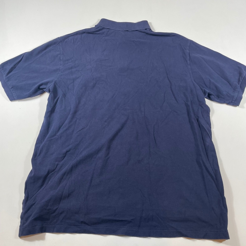 Polo Ralph Lauren Polo Shirt Mens 2XLT BIG PONY Diagonal Sash Stripe Navy Blue - Picture 3 of 6